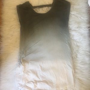 Grey and white ombré dress